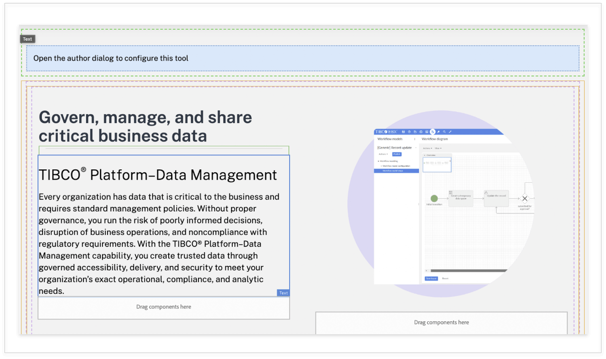 Semantic content screenshot example