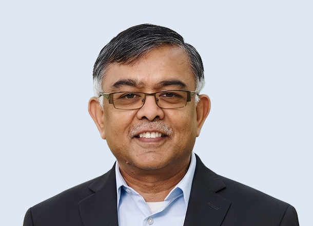 Portrait of Andy Nallappan, President and Chief Operating Officer.
